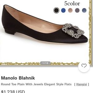 HANGISI FLAT MANOLO BLAHNIK SHOES